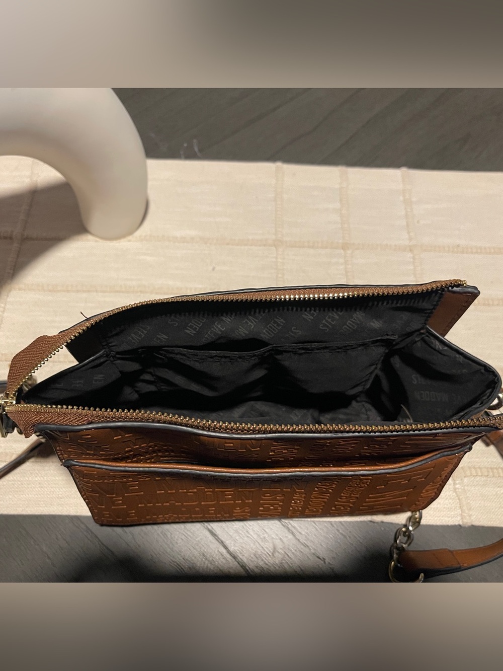 Steve Madden Floral Embossed Crossbody Bag - Picture 7 of 10